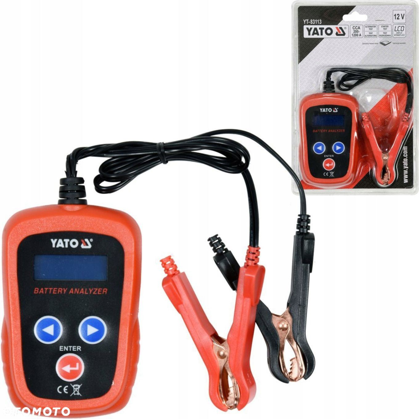 YATO ELEKTRONICZNY TESTER AKUMULATORÓW YT-83113 - 2