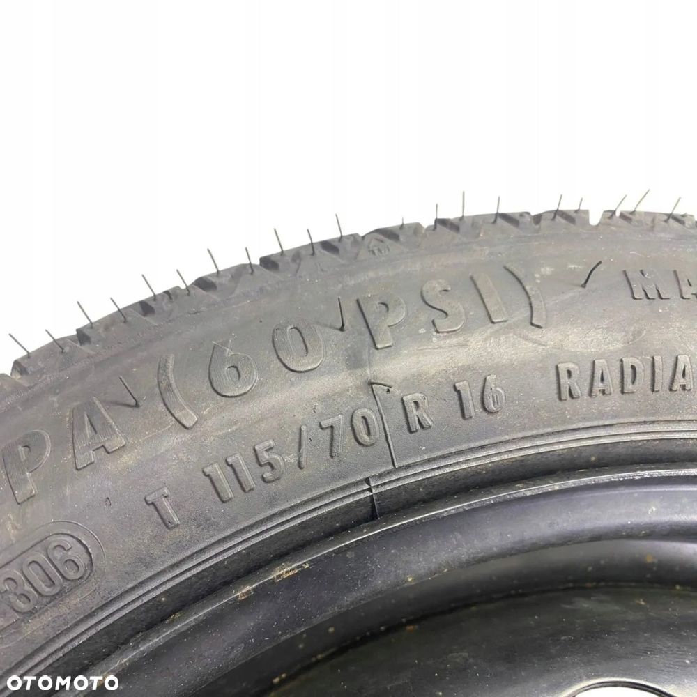 KOŁO DOJAZDOWE OPEL VECTRA C SIGNUM ASTRA H 115/70R16 5X110 2160132 - 8