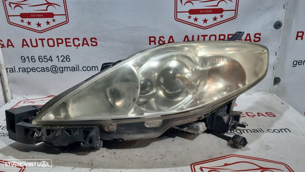 Ótica Farol Frente Frontal Esquerda 5 V Xenón Mazda 2006 149002A011A Original