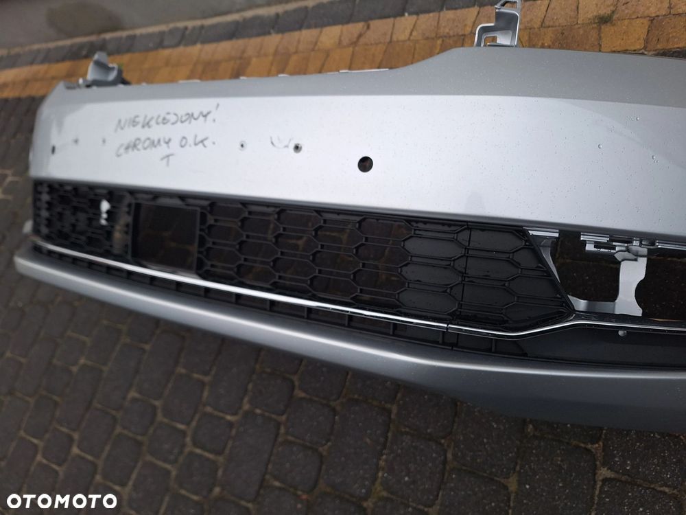 SKODA RAPID LIFT 17- 5JA NIE KLEJONY! CHROMY KRATKI BDB! ZDERZAK PRZÓD PRZEDNI+PŁYTA 5JA807221 WYSYŁKA 24H - 9