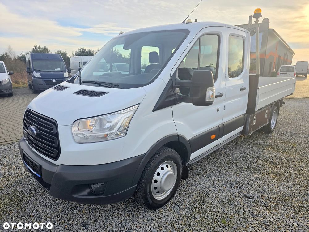 Ford TRANSIT 2,0 TDCI 170 KONNA DOKA BRYGADÓWKA 7 OSOBOWA 3,1M SKRZYNIA KLIMA WEBASTO LEDY BLIŻNIAKI DO 3,5T GWARANCJA - 1