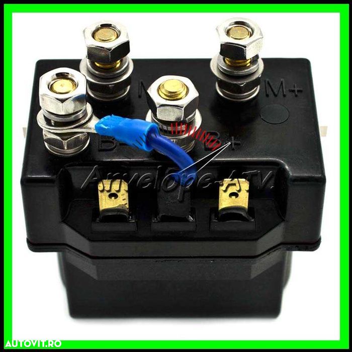 Releu Troliu Solenoid Bobina Sens Troliu Auto Atv Utv 250A - 2