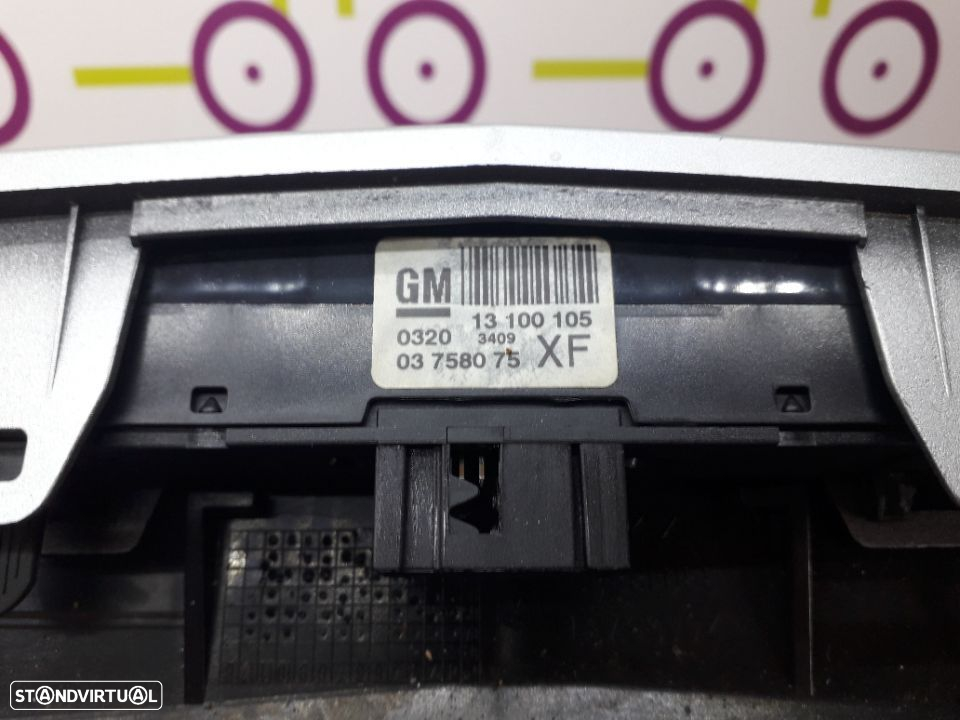 Interruptor 4 Piscas Opel Astra H GTC 1.9 CDTi 120Cv de 2010 - Ref: 13100105 - NO390017 - 3