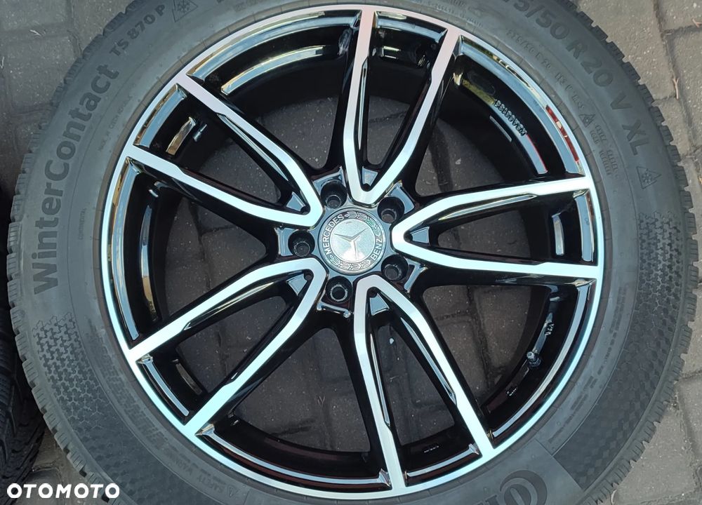 Koła Zimowe Felgi Aluminiowe Mercedes GLE W167 Continental 275/50/20 2022r 4x7,5mm Idealne !! Starogard Gdański Wysylka - 3
