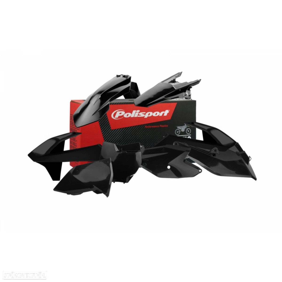 kit plasticos polisport preto ktm sx 125 / 250 / 450 - 1