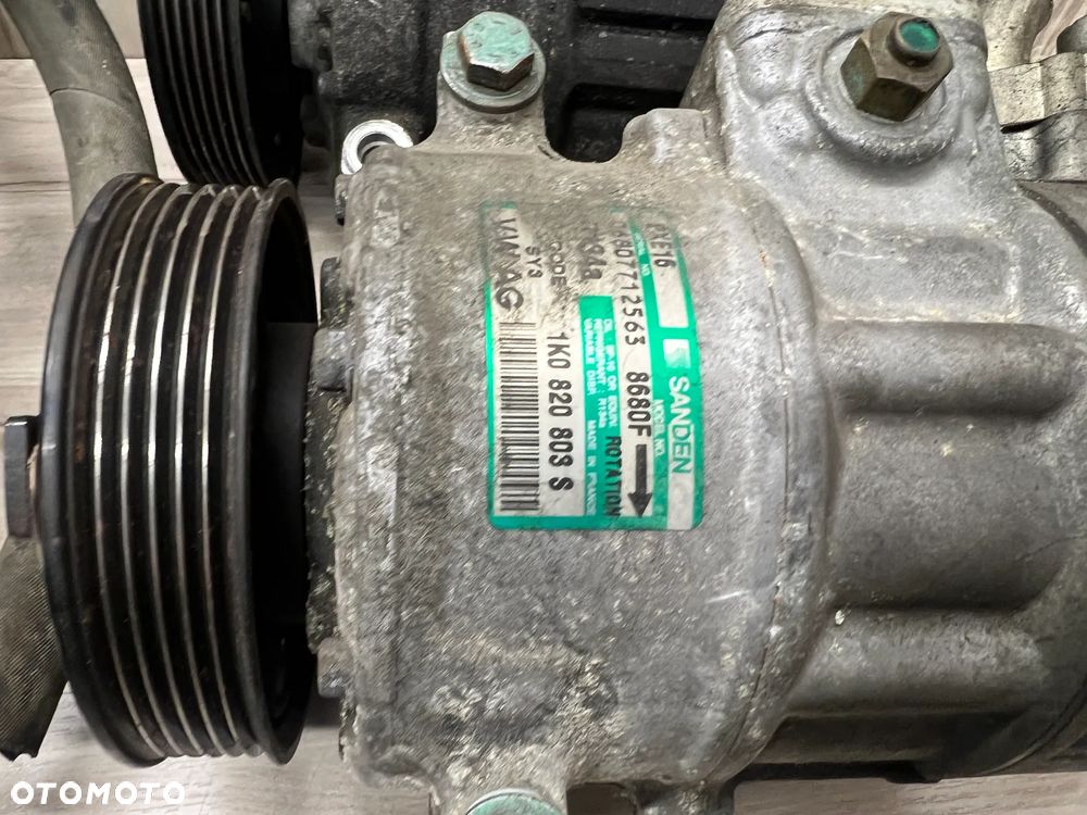 KOMPRESOR SPRĘŻARKA KLIMATYZACJI AUDI A3 8P SKODA OCTAVIA II 1K0820859S 1K0820803F - 8