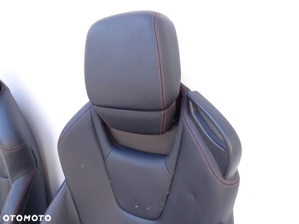 FOTEL PRAWY PRZÓD PASAŻERA AMG MERCEDES SLK R172 W172 CZERWONA NIĆ - 9