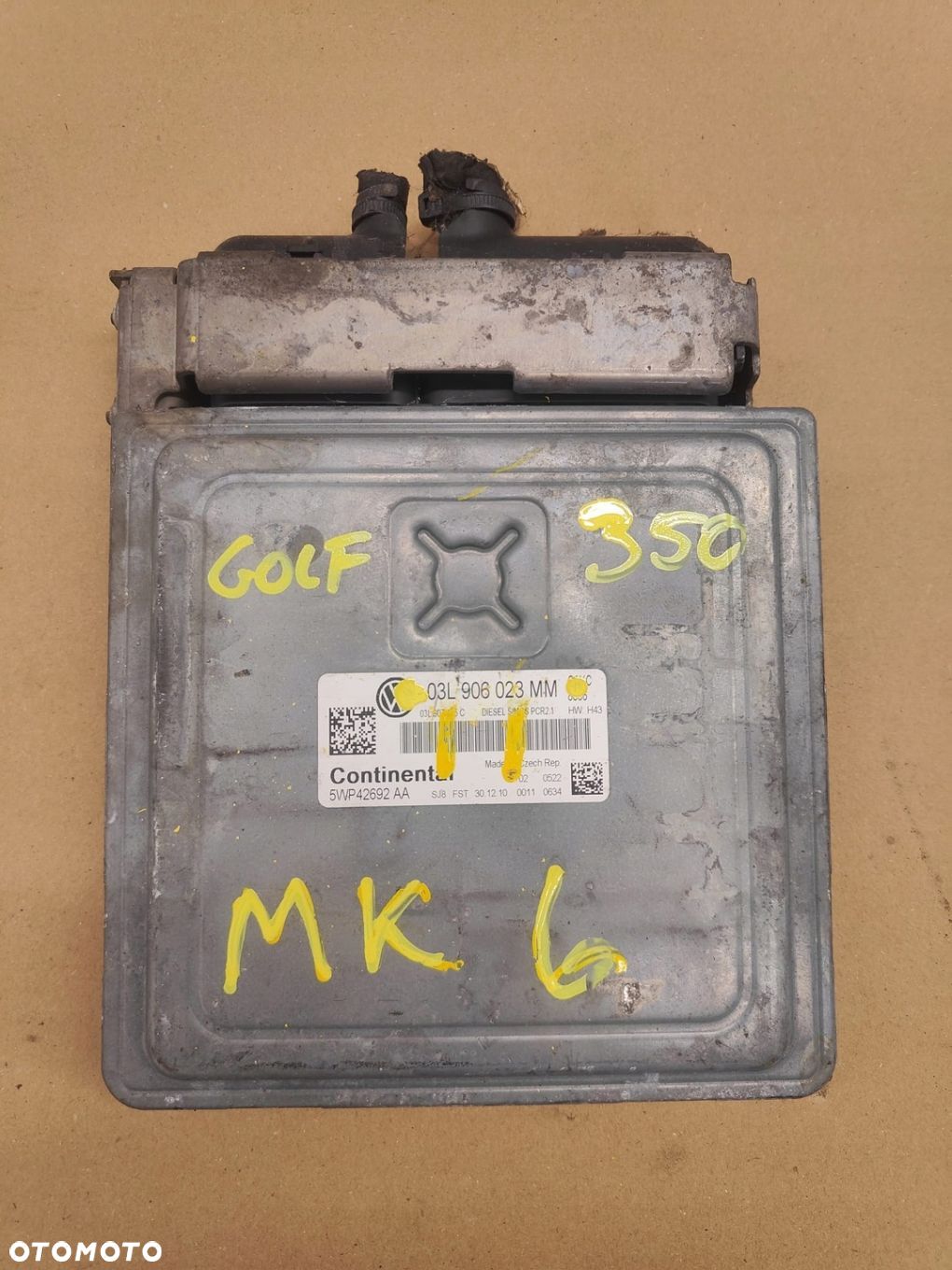 Volkswagen mk6 03L906023MM KOMPUTER STEROWNIK SILNIKA - 1