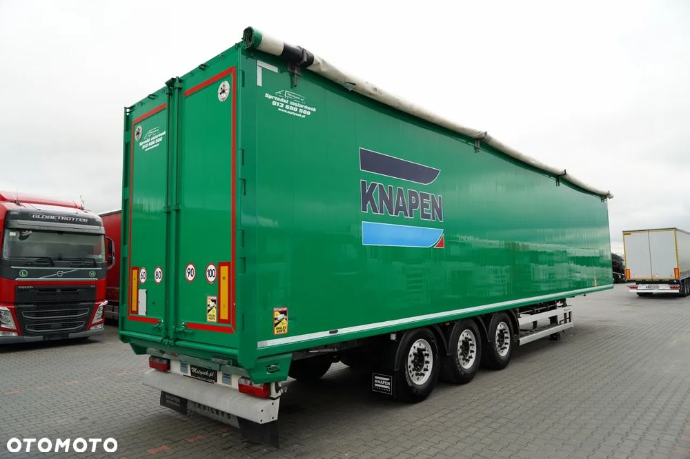 Knapen RUCHOMA PODŁOGA / WALKING FLOOR / 90 m3 / 2021 ROK / OŚ PODNOSZONA / OSIE SAF / ALUFELGI / - 7