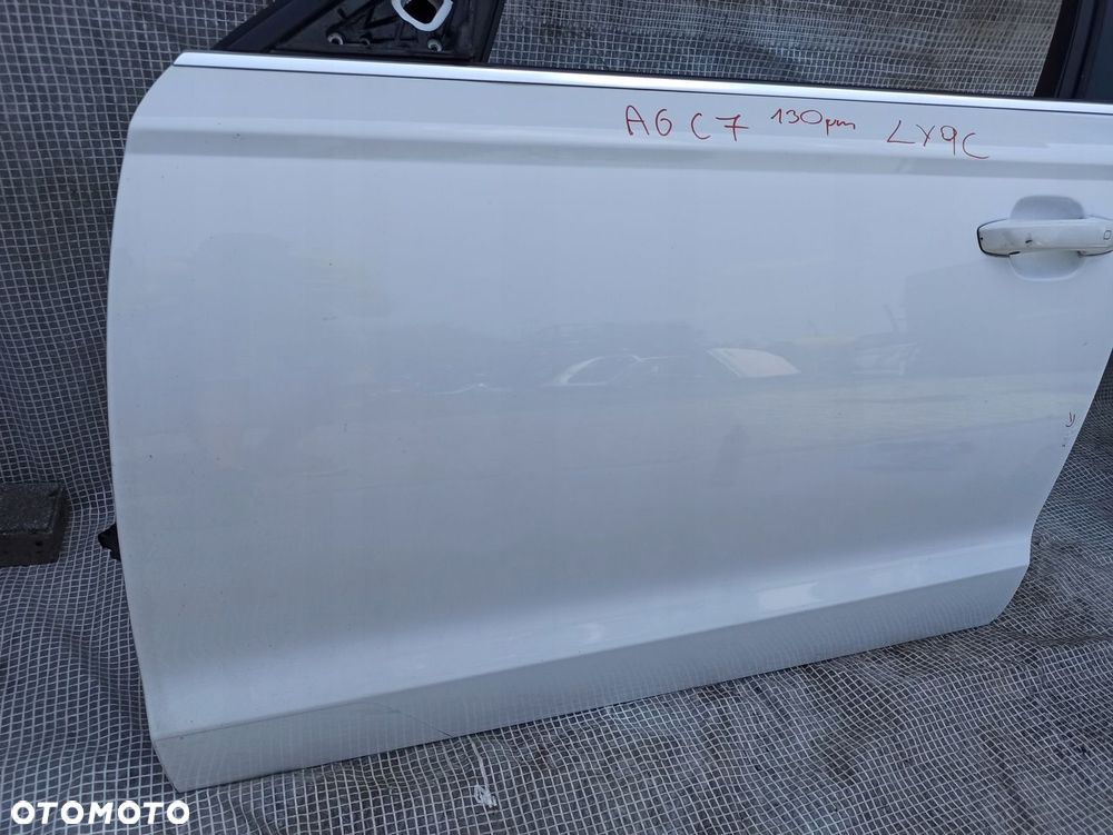 AUDI A6 C7 4G0 DRZWI LEWE PRZEDNIE PRZÓD LY9C KOMPLETNE W KOLOR 130 MIKRON - 4