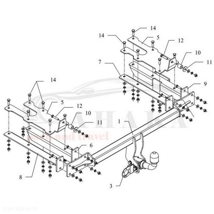 Hak Holowniczy Automat Do Honda Civic Sedan 2000-2006 - 2