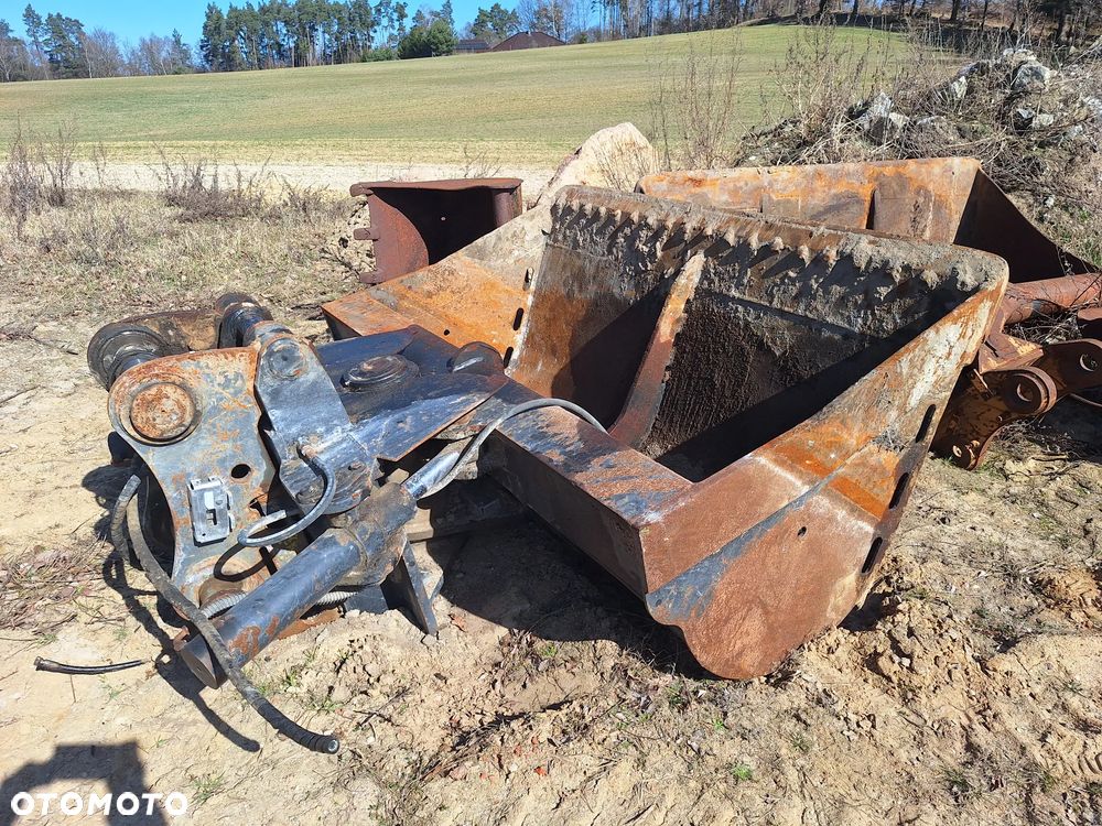 Łyżka skarpowa hydrauliczna + Szybkozłącze B27 - 1