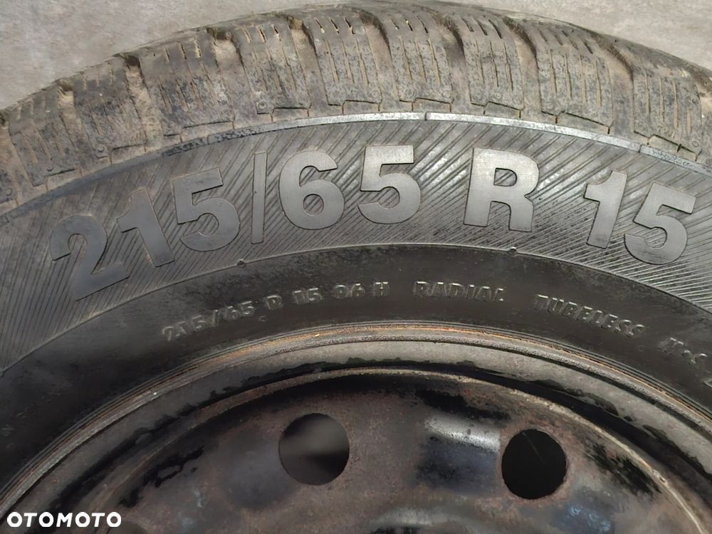 Koło zapasowe 15 cali Renault Master II 215/65R15 opona zima Barum Polaris 3 rok 2014 bieżnik 7mm - 4