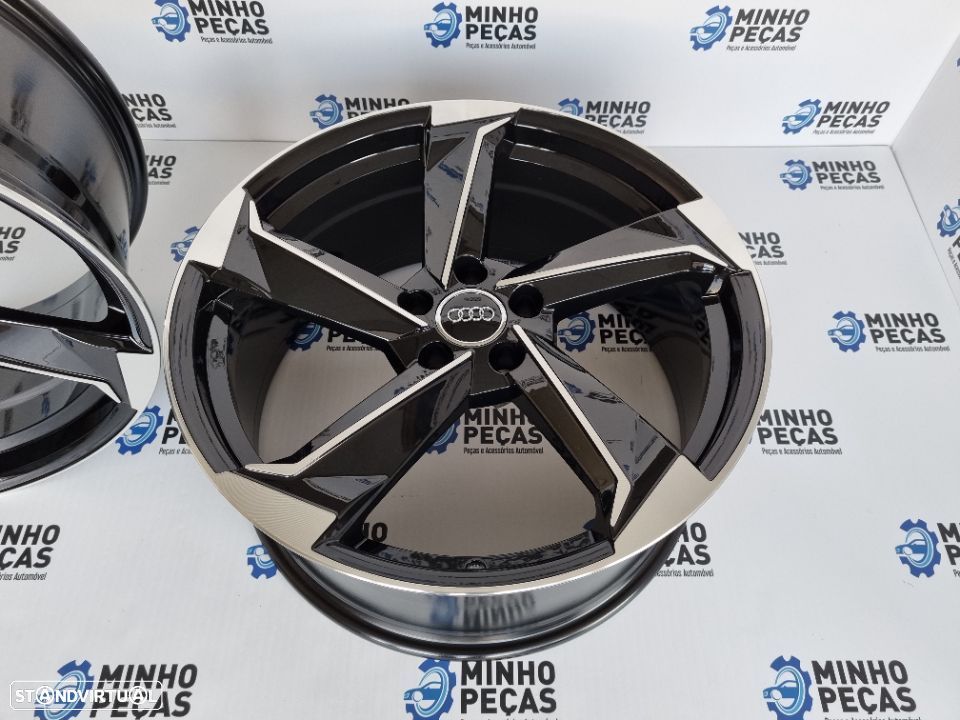 Jantes Audi (A9) em 20 Preto Polido - 7