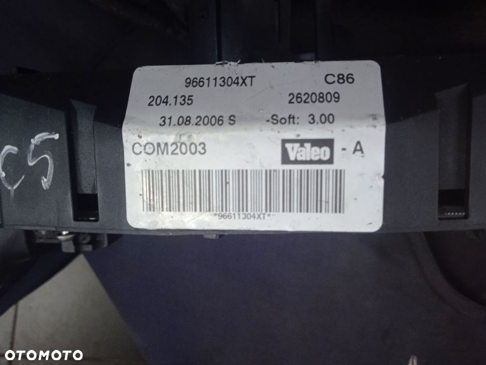 Przełącznik zespolony Citroen C5 96611304XT C86 - 3