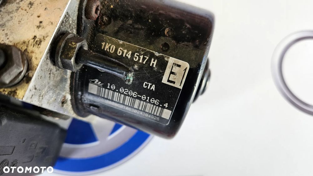 VW Golf 5 V 1K  Pompa hamulcowa ABS Sterownik pompy 1K0907379K 1K0614517H - 4