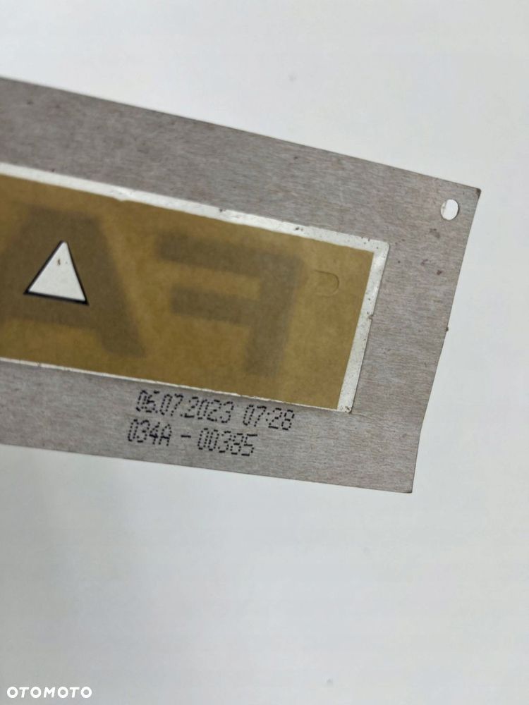 SKODA FABIA ZNACZEK EMBLEMAT LITERY MODELU TYŁ - 3