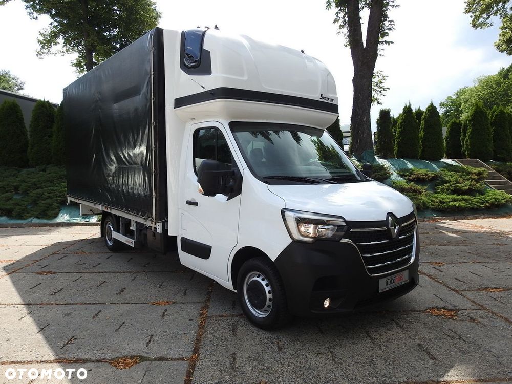 Renault MASTER PLANDEKA 10 PALET WEBASTO KLIMATYZACJA TEMPOMAT LEDY PNEUMATYKA  165KM - 17