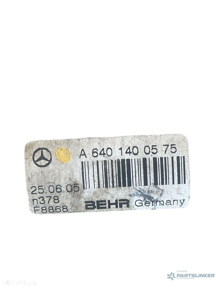 Racitor gaze MERCEDES-BENZ A-CLASS II W169 2004 - 2012 2.0 A 180 CDI OM 640.940 A6401400575 - 3