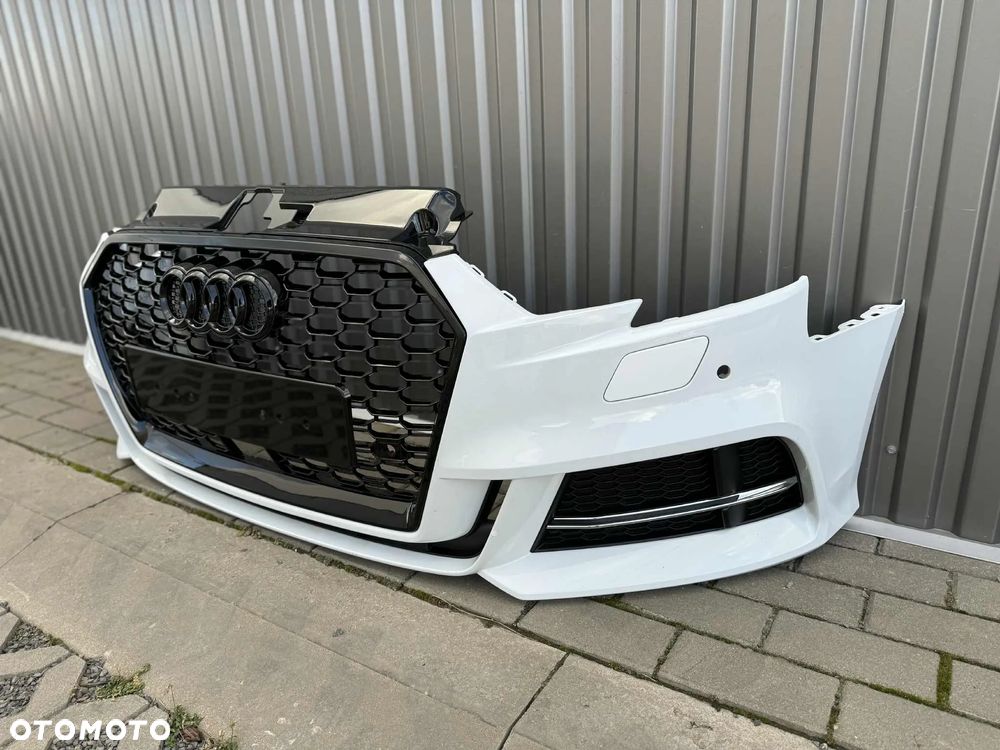 Audi A3 8V 8V3 8V4 Lift Zderzak Przód Przedni Kompletny LS9R 4xPDC Radar Spryskiwacze S Line - 4