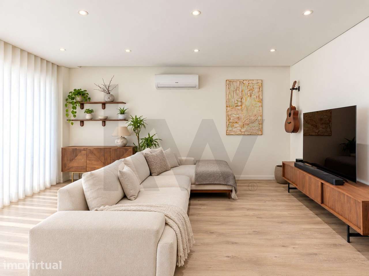Apartamento T3 Totalmente Mobilado com varanda, arrecadação e parking - Grande imagem: 5/48