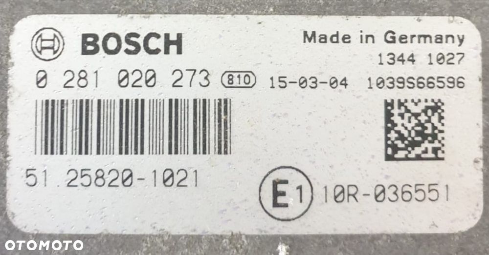 KOMPUTER SILNIKA MAN TGX 0281020273 13440074  1039S89558 1039S66596 - 3
