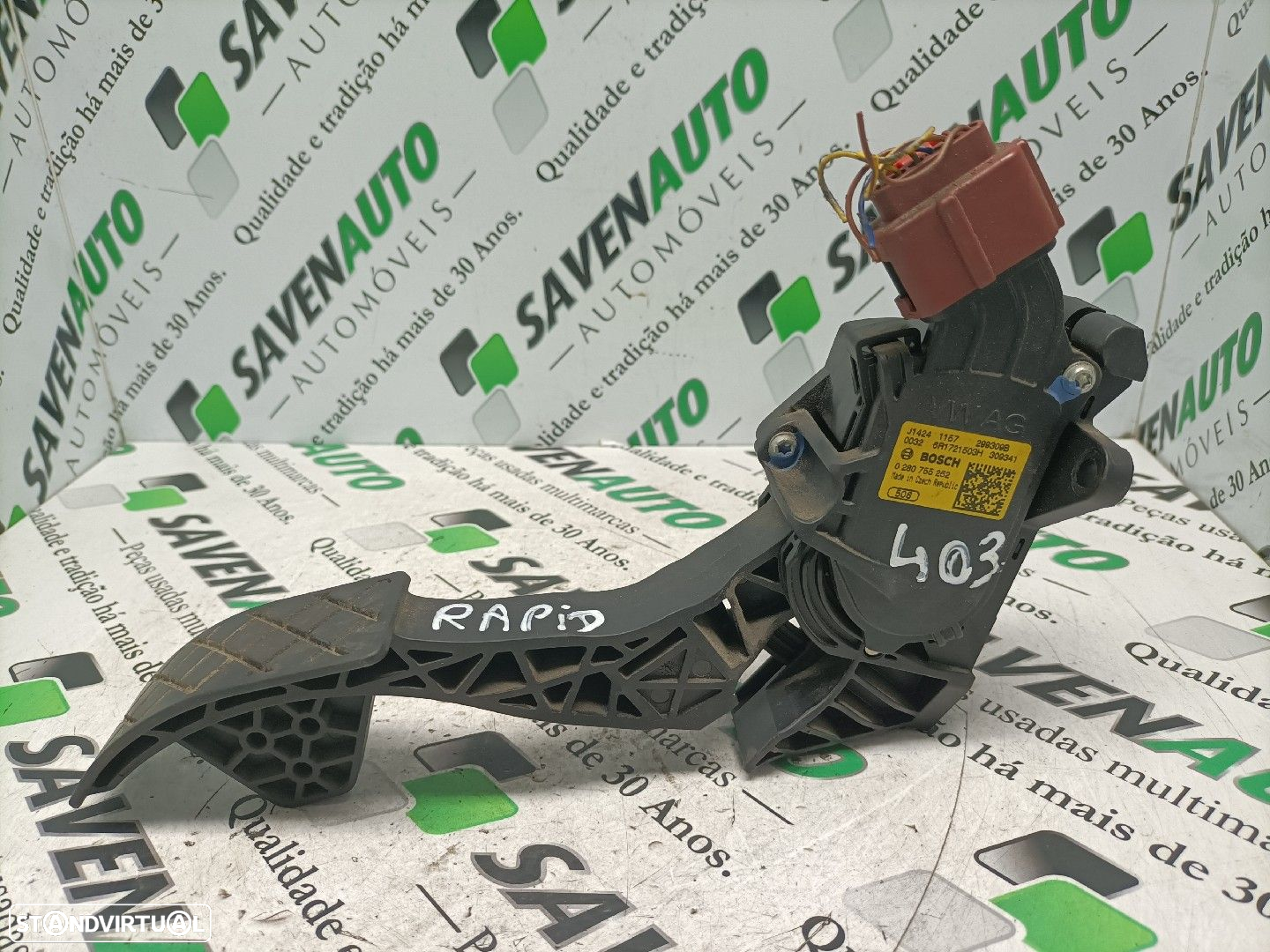Pedal Acelerador / Acelarador / Potenciómetro Skoda Rapid (Nh3) - 3