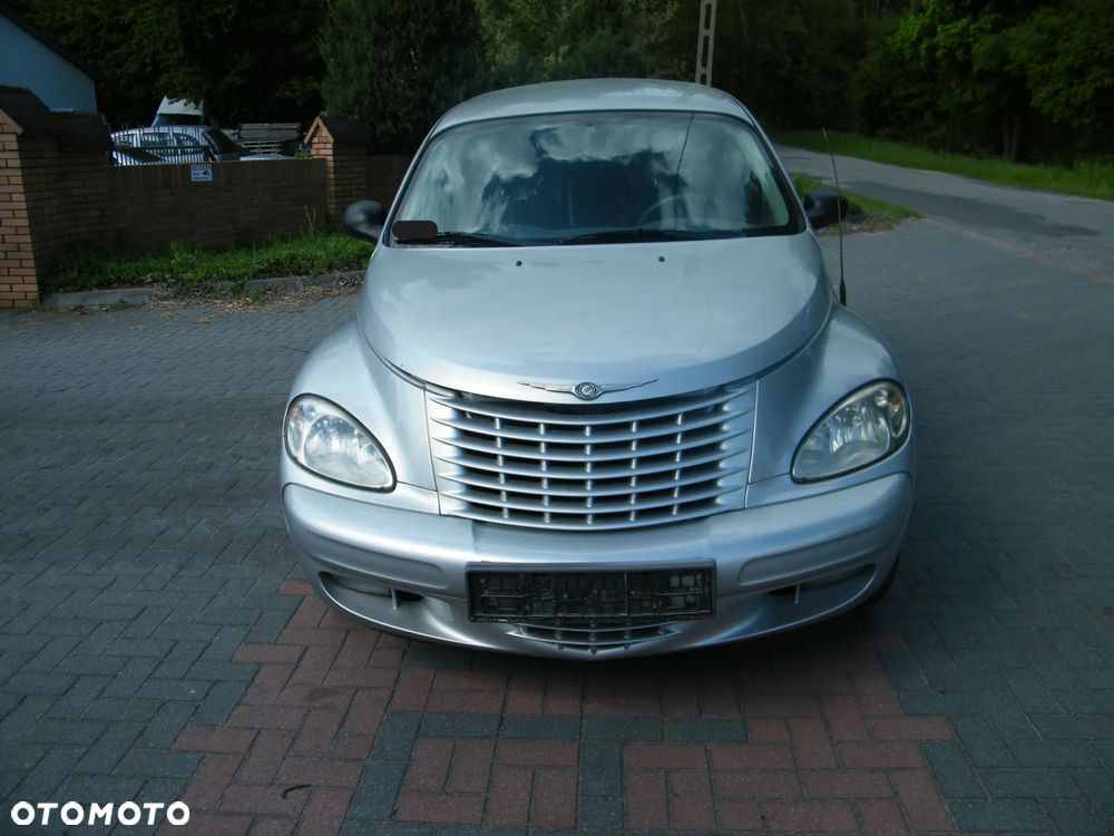KOMPLETNY PRZÓD Chrysler PT Cruiser I Przed Lift (00-06 PS2 / QS2 kolor lakier srebrny MASKA LAMPA prawa lewa ZDERZAK BŁOTNIK GRILL ATRAPA PAS PRZEDNI WZMOCNIENIE CZOŁOWE CHŁODNICA HALOGEN do założenia bez malowania - 1
