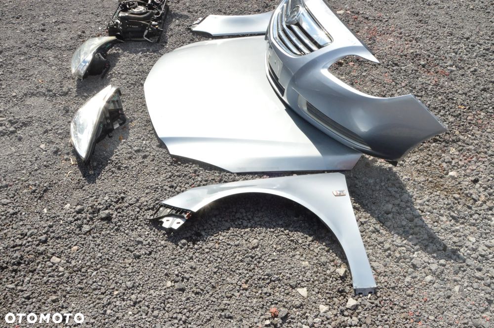 Zderzak maska błotnik lampa chłodnice  komplet przód opel insignia a - 7