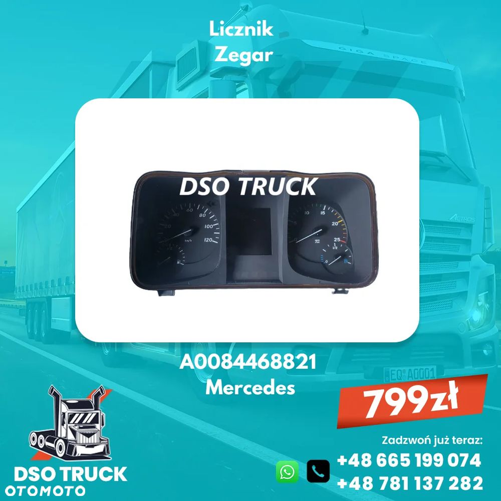 Licznik Zegar A0084468821 Mercedes ACTROS AXOR ATEGO - 1