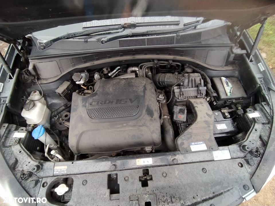 Dezmembrez Hyundai Santa FE 3 2014 motor 2.2crdi 197cp cod D4HB bara fata spate capota trager far stanga dreapta usa portiera aripa fuzeta planetara grup diferential cutie viteze piese dezmembrari - 7