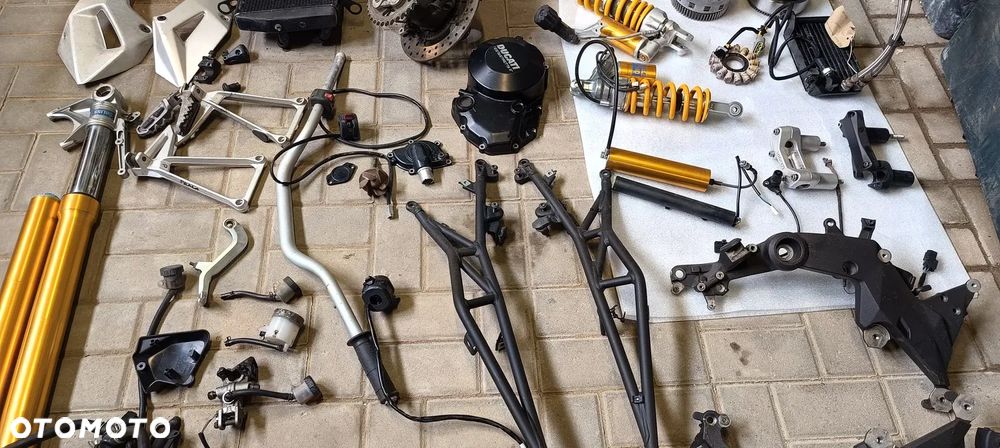 DUCATI MULTISTRADA 1200 Lagi Zawieszenie OHLINSPÓŁKA CHŁODNICA KIEROWNICA OSŁONA WAHACZ SET - 33