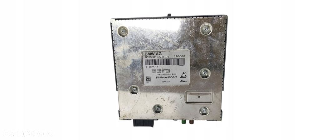 Bmw E90 E92 E93 E70 E89 Moduł Sterownik Tv Isdb-T 9235503 - 4