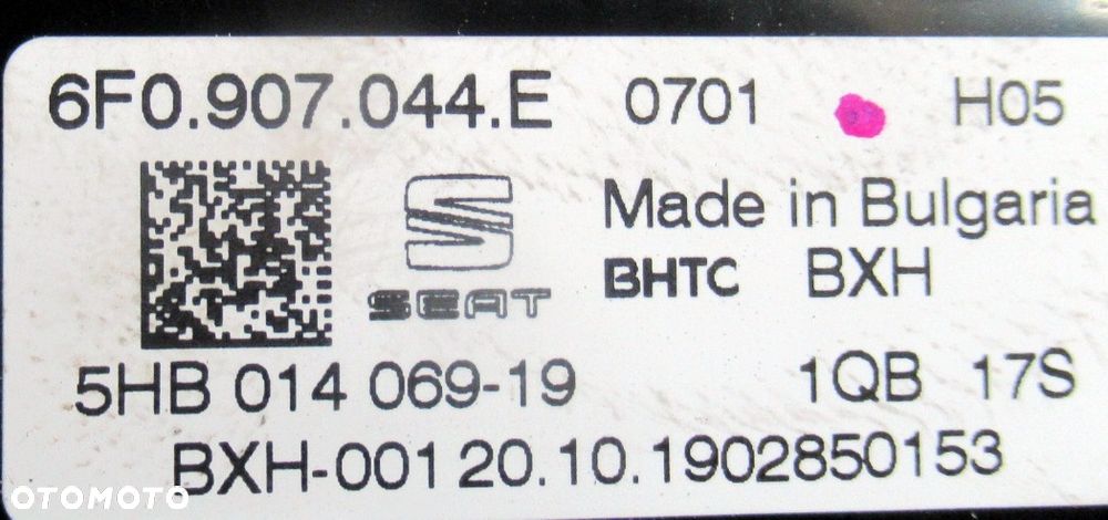 SEAT ARONA FR PANEL KLIMATYZACJI NAWIEWU 6F0907044E IBIZA - 4