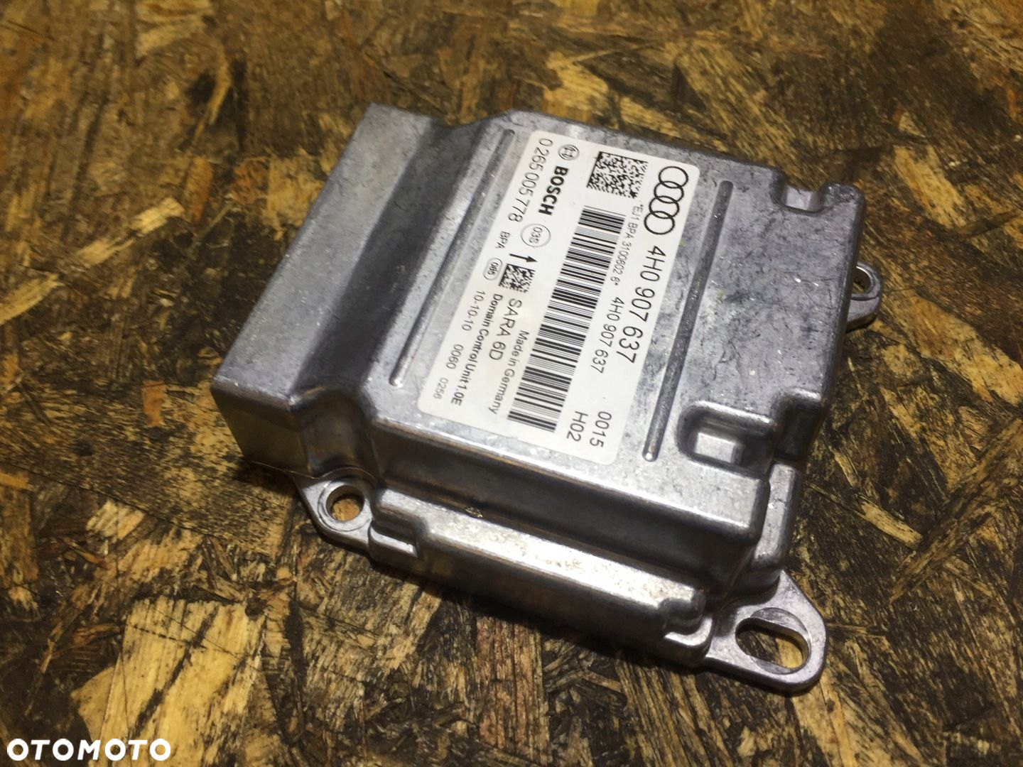 AUDI A8 D4 MODUŁ SENSOR PRZYSPIESZENIA 4H0907637 - 4