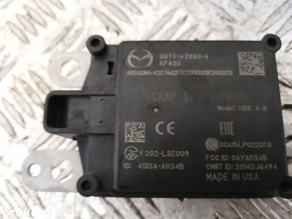MAZDA 3 BP IV 2019 USA RADAR DISTRONIC PRZEDNI BDTS-67XA0-A - 2