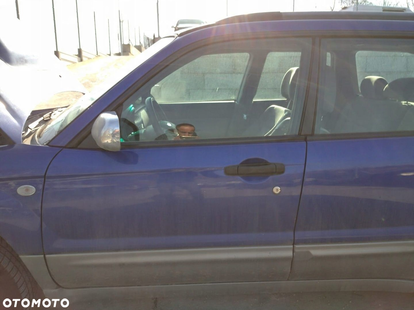 SUBARU FORESTER 2 II SG 02-06 DRZWI LEWE PRZÓD PRZEDNIE GRANATOWE 2C3 - 4