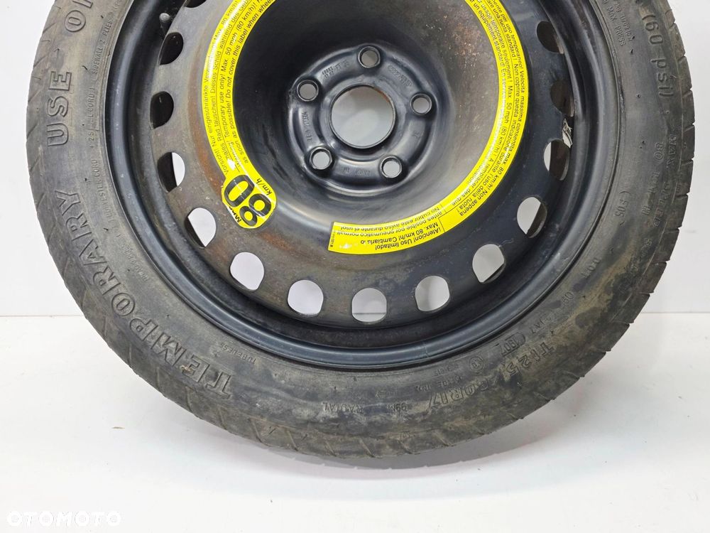 KOŁO DOJAZDOWE DOJAZDÓWKA AUDI A4 B6 B7 8E0601027C R17 5X112 ET35 - 3