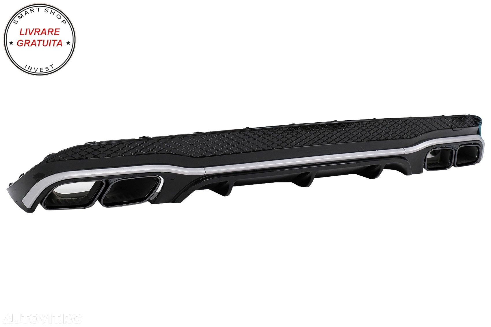 Difuzor Bara Spate Mercedes E-Class C207 Coupe A207 Cabriolet Facelift (2013-2017)- livrare gratuita - 3
