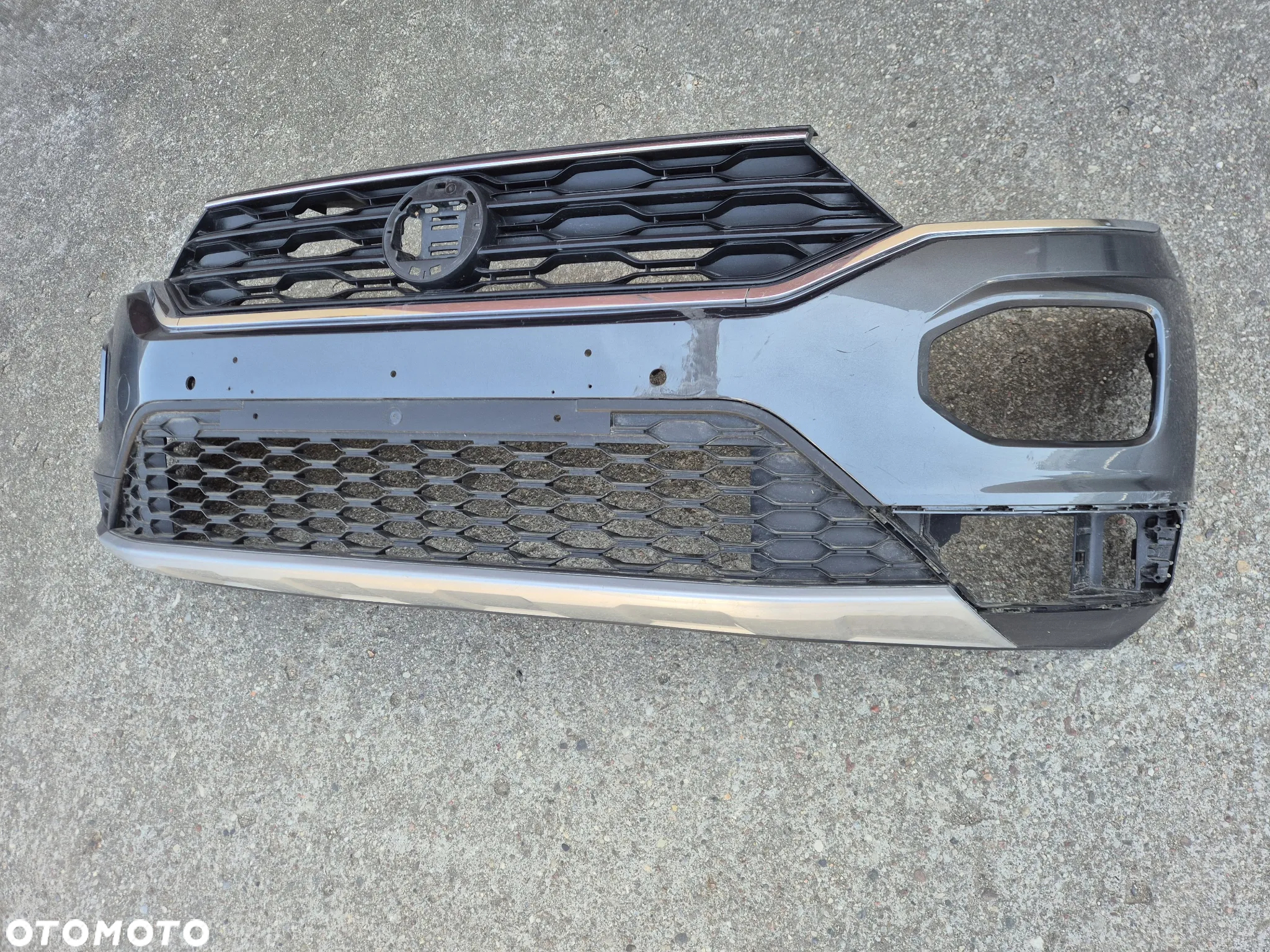 VW T-Roc 17- zderzak przedni grill DRL 2GA TRoc - 2
