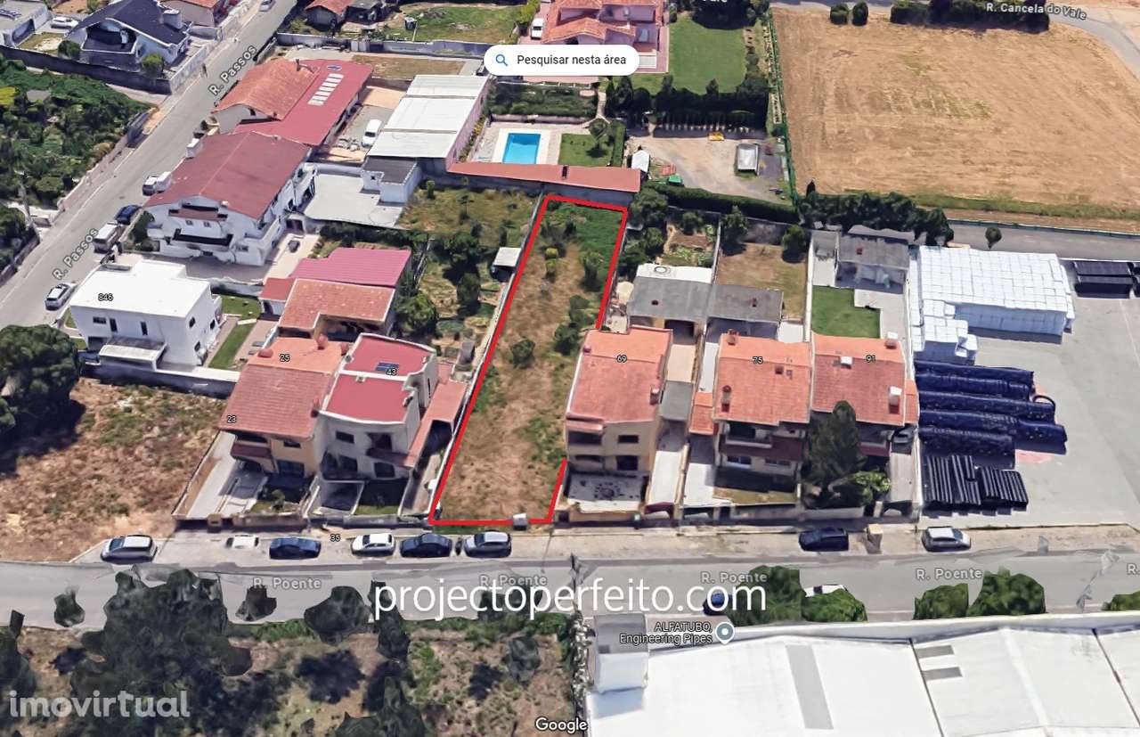 Lote de Terreno  Venda em São Félix da Marinha,Vila Nova de Gaia - Grande imagem: 2/3