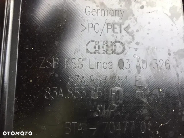 Audi Q3 II atrapa przód grill chrom 83A853651E - 5