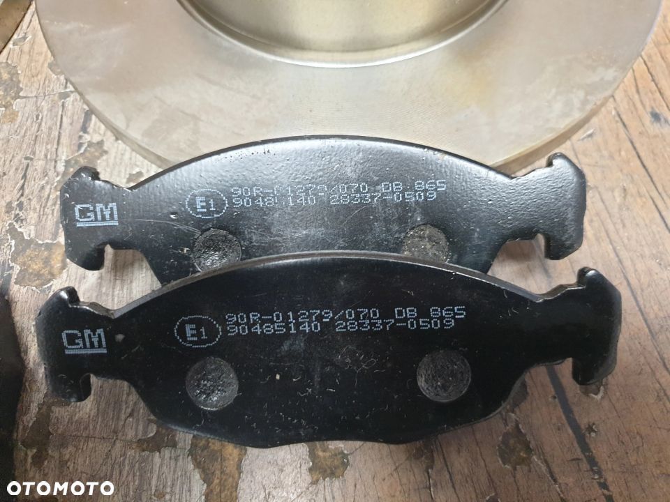 Oryginalne tarcze hamulcowe klocki Opel Astra Corsa 93182290 - 6