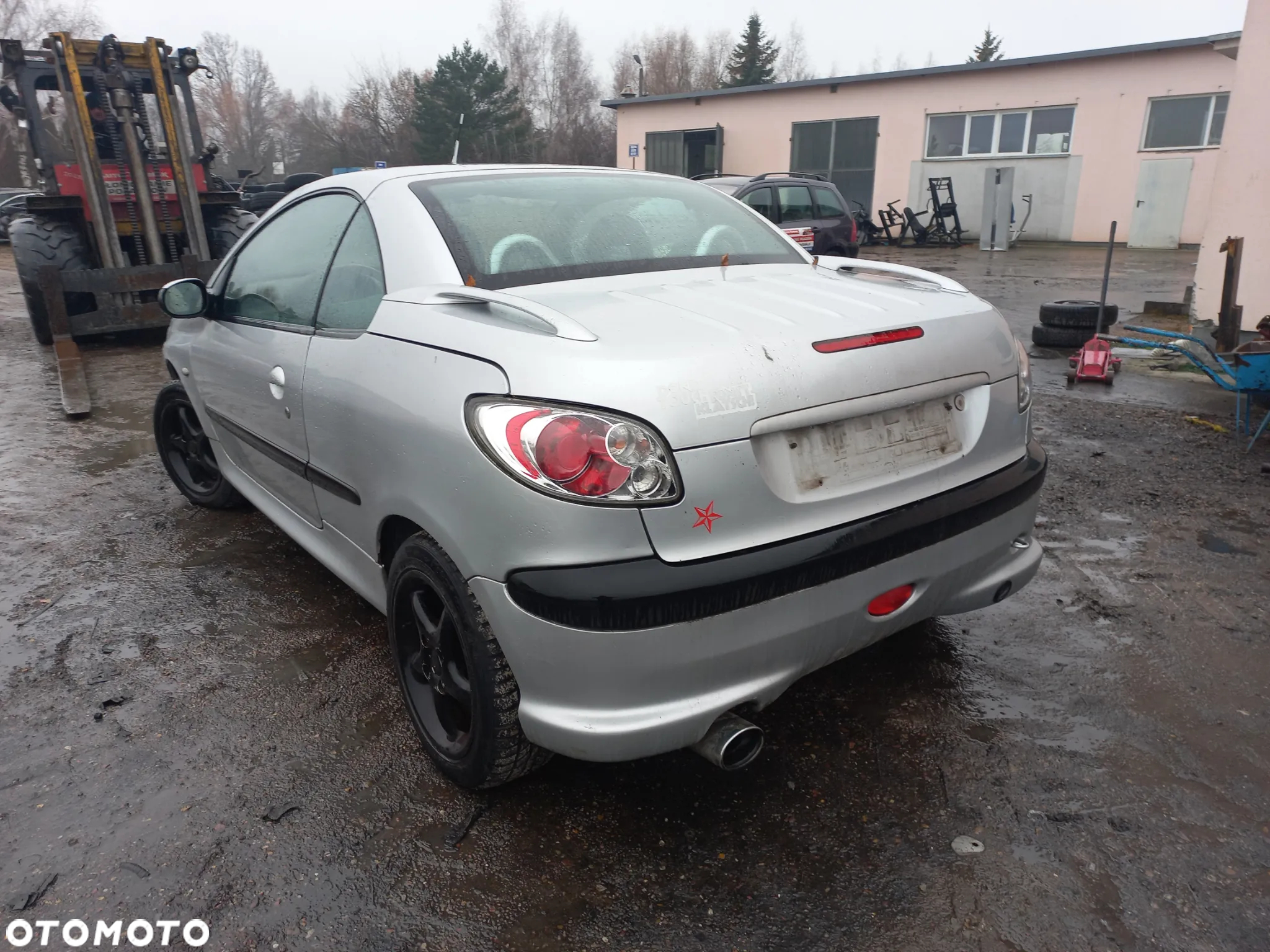 Peugeot 206CC 2.0 benzyna 02r EZR wszystkie części maska zderzak drzwi - 2