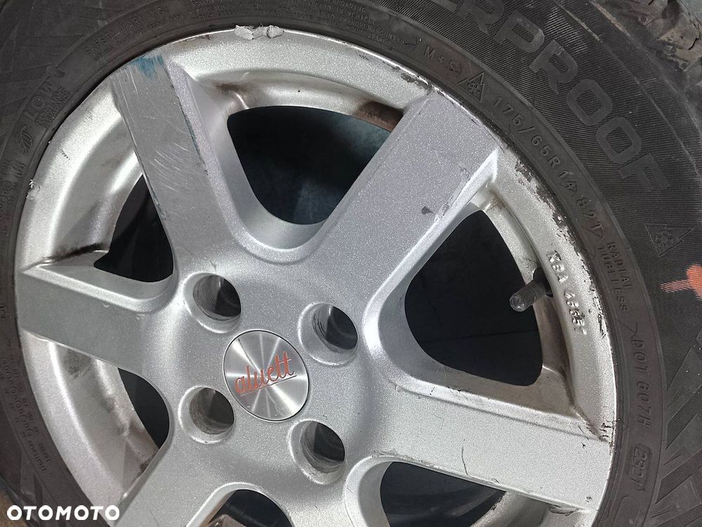 FELGI ALUMINIOWE KOMPLET 14 Z OPONAMI MAZDA 2 ( 03-07 ) KBA 46657 - 7