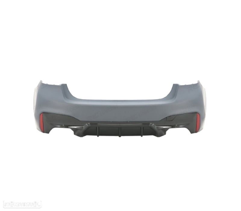 PARACHOQUES TRASEIRO BMW G30 LCI 21-23 LOOK M5 SAÍDA DUPLA - 2