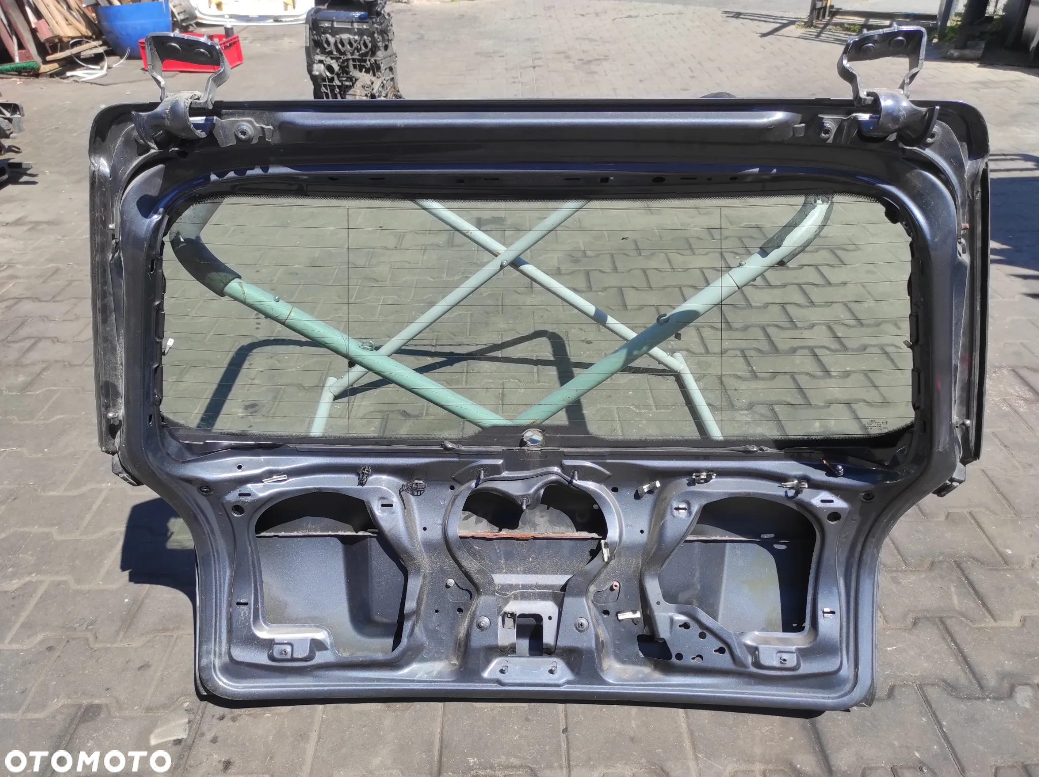 KLAPA BAGAŻNIKA TYLNA SZYBA AUDI A4 B6 KOMBI AVANT LX7Z SZARA  WYSYŁKA !!!!! - 12