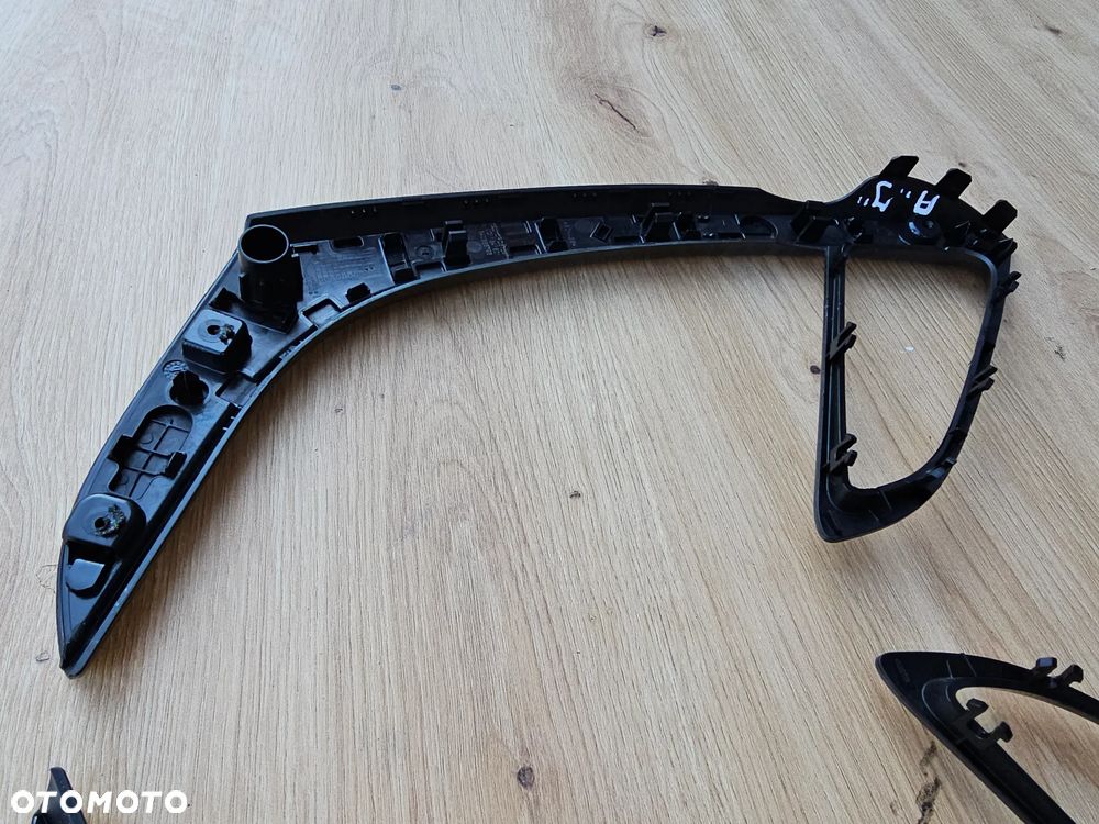 DEKORY DRZWI LISTWY RĄCZKI LEWY PRAWY PRZÓD OPEL ASTRA J SREBRO CARBON - 20