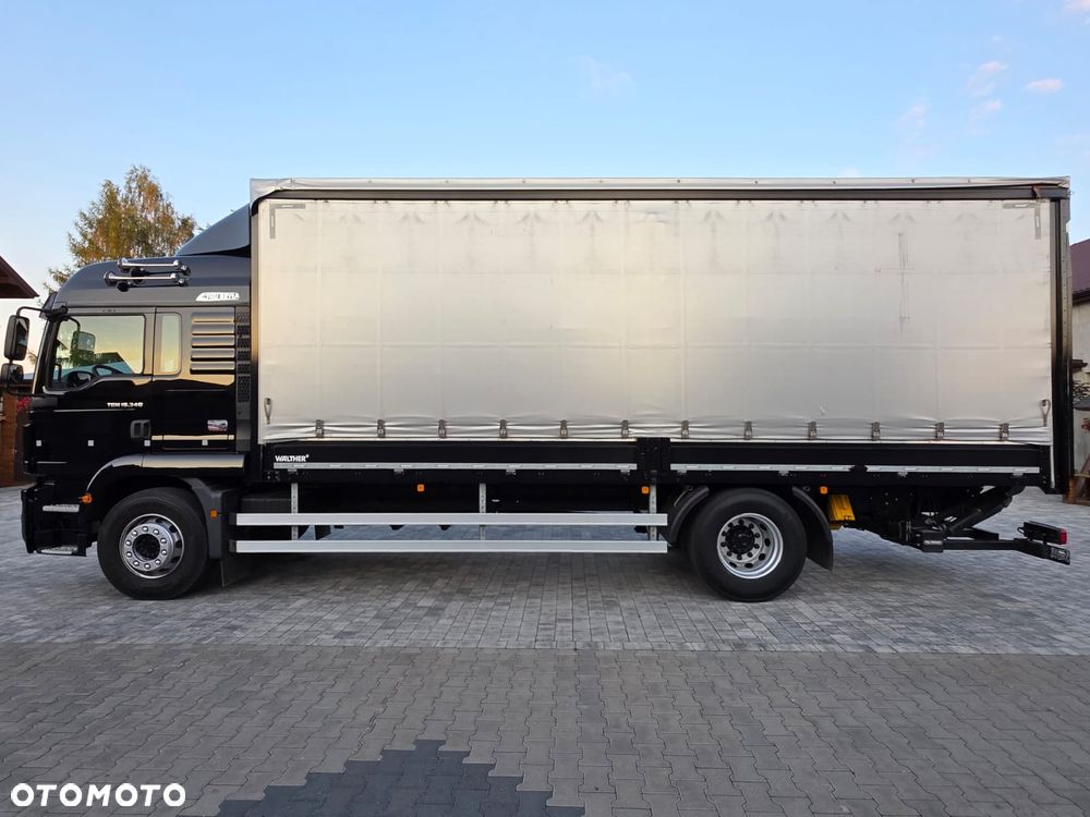 MAN TGM 18.340 / BURTO-FIRANKA / NISKI PRZEBIEG  / 18EURO PALET / SPROWADZONY /  10 TON ŁADOWNOŚĆ  / E6 / LIFT / AUTOMAT / WINDA / - 7