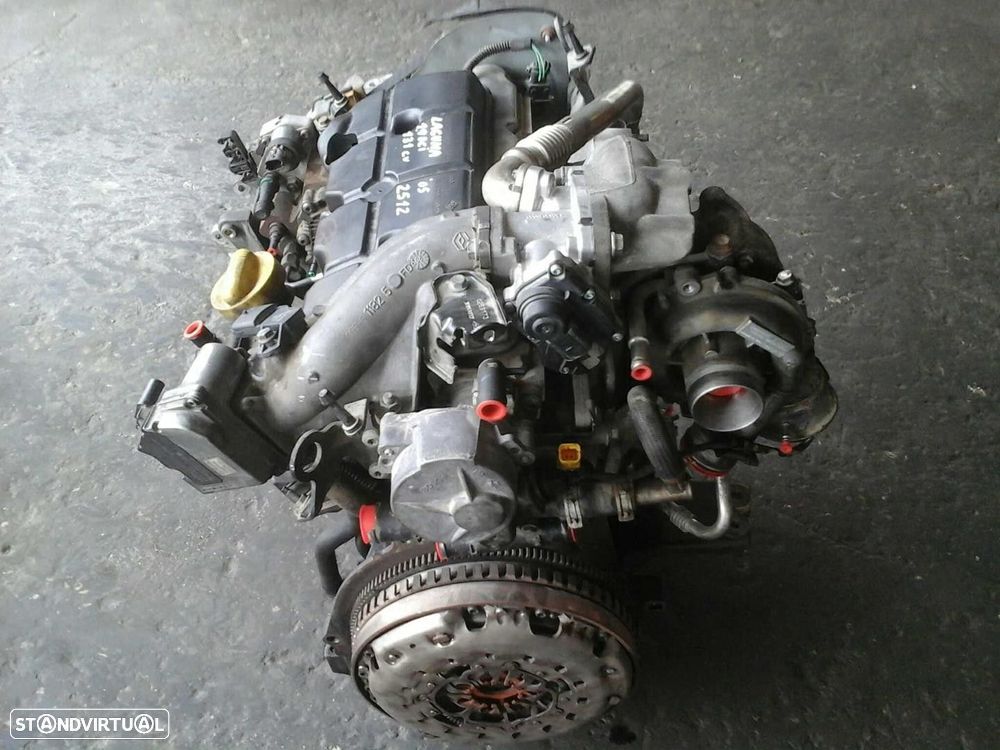 MOTOR COMPLETO RENAULT LAGUNA II 2006 -F9Q758 - 9